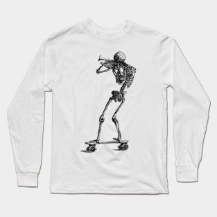 skate skull Long Sleeve T-Shirt